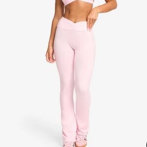 NWT CSB Ruched Yoga Pant in Blossom Sz Small